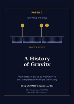 Cover of A History of Gravity