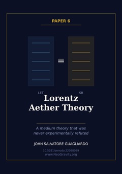 Cover of Lorentz Aether Theory